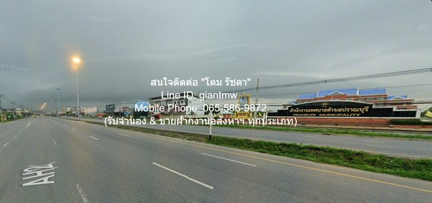 SALE ขาย ที่ดิน ขายที่ดินถมแล้ว 11-1-65.7 ไร่ ติดถนนเพชรเกษม (หมายเลข 4) ปราณบุรี จ.ประจวบคีรีขันธ์  11 RAI 1 Ngan 66 SQ.WA 35000000 BAHT ไม่ไกลจาก พุทธสถานธรรมพระมหาโพธิสัตว์พระแม่กวนอิม เข้าออกได้หลายทาง