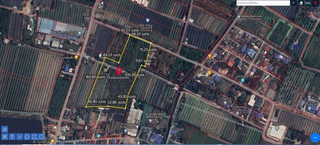 ขายที่เปล่าติดถนนดอนไก่ดี ผังเมืองสีเหลือง จ.สมุทรสาคร