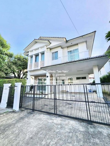 บ้าน ให้เช่าบ้านเดี่ยว 2 ชั้น ในหมู่บ้าน ติดถนนกาญจนาภิเษก และอยู่ใกล้สนามบินสุวรรณภูมิ 64 ตร.ว. 3 น 3 น้ำ ราคา 50,000 บาท/เดือน 0 RAI 0 Ngan 64 ตร.วา 3BR3BR ใกล้ โรงพยาบาลสิรินธร ทำเลสวย